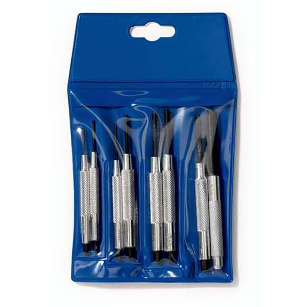 ＲＥＮＮＳＴＥＩＧ　平行ピンポンチ　ガイドスリーブ付８点セット　４５７－１０１－５＿