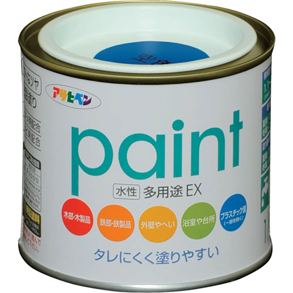 アサヒペン　水性多用途ＥＸ　１／５Ｌ　空色　４５９２４４＿