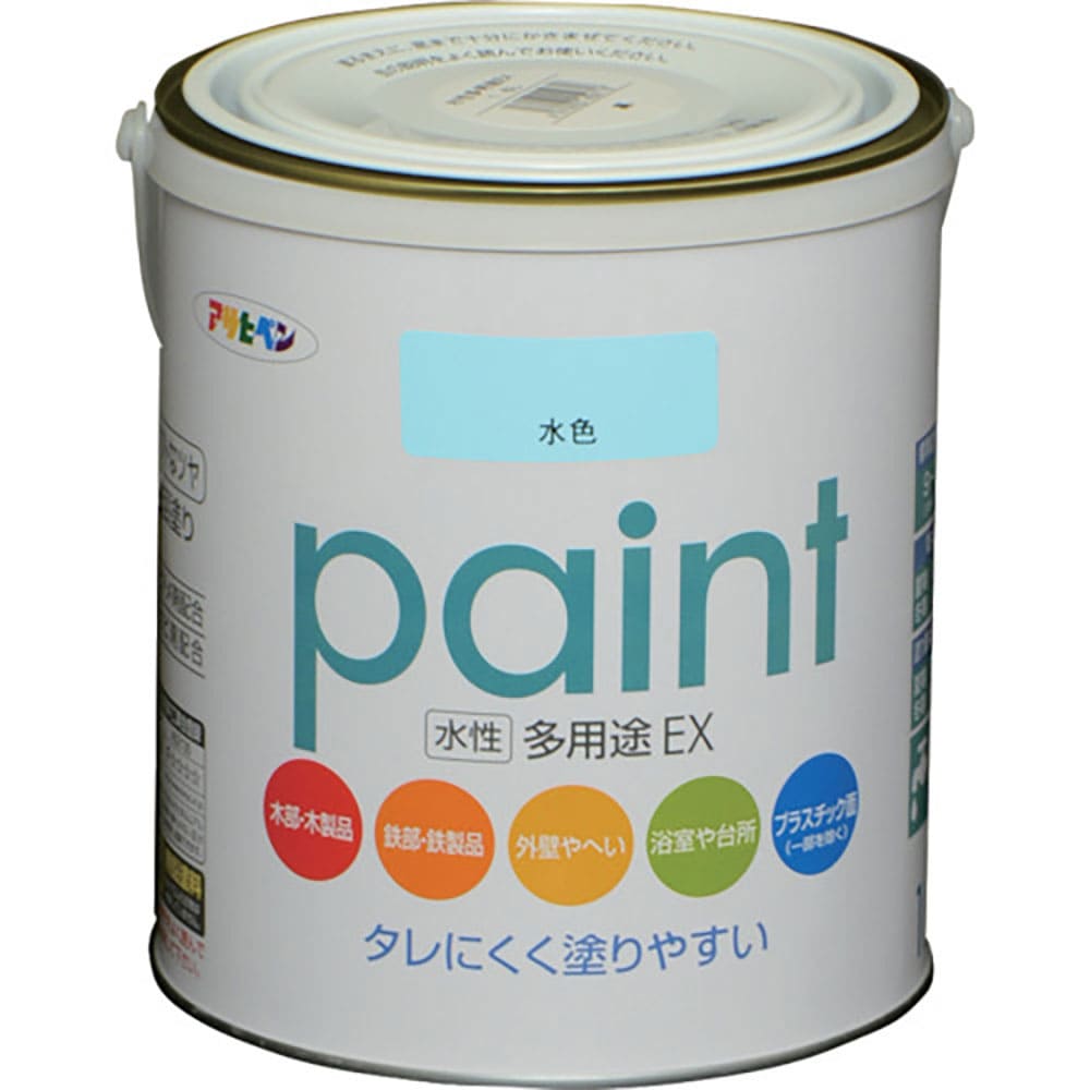 アサヒペン　水性多用途ＥＸ　１．６Ｌ　水色　４５９７８７＿