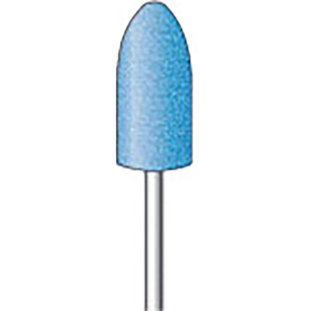 ナカニシ　ハイシャインポリッシャー　１０本入　砲弾型　φ１０×２２×軸φ２．３４　ＷＡ　＃１２０　＿