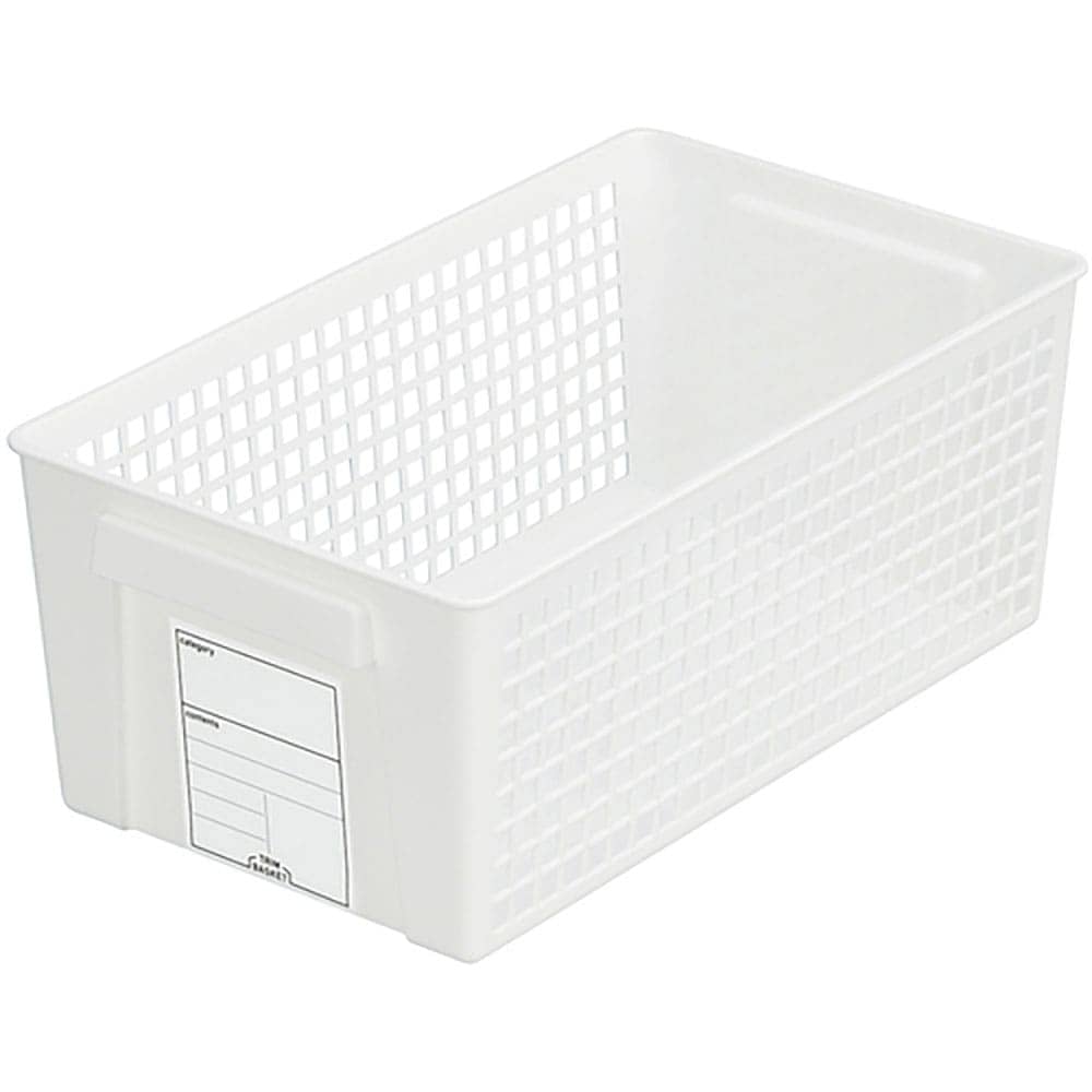 ｉｎｏｍａｔａ　トリムバスケット　ワイドホワイト　４６７１－Ｗ＿