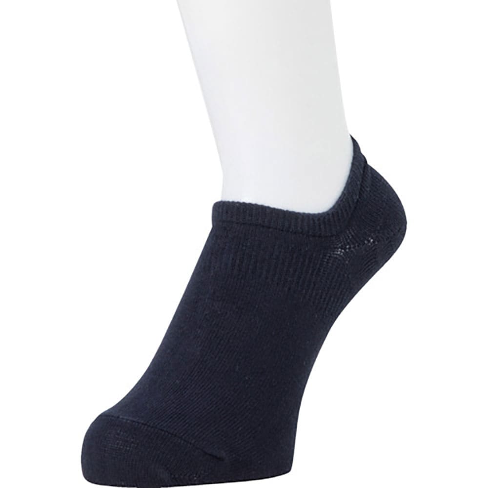 ｏｋａｍｏｔｏ　ココピタ無地スニーカー丈２５－２７ネイビー　４７０－４２２－２６－７９（４５５０３＿