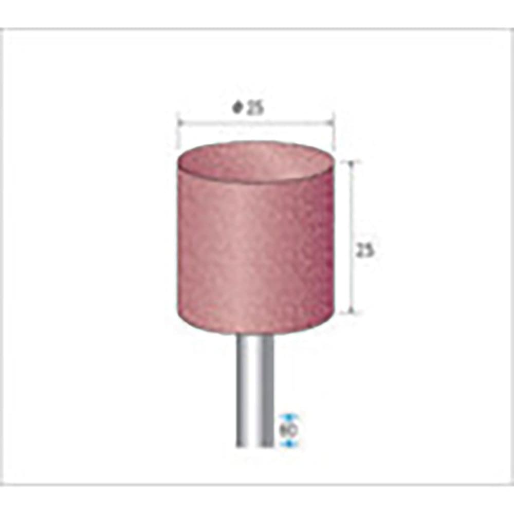 ナカニシ　パワーポリッシャー　１０本入　円筒型　φ２５×２５×軸φ６　ＷＡ　＃３２０　４７５３４＿
