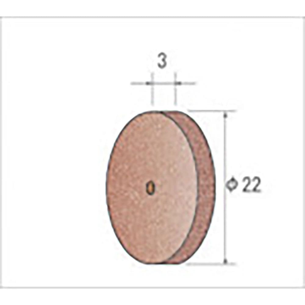 ナカニシ　シリコンホイールゴム砥石　１０枚入　φ２２×３×穴φ１．８　＃２４０　４７８０６＿