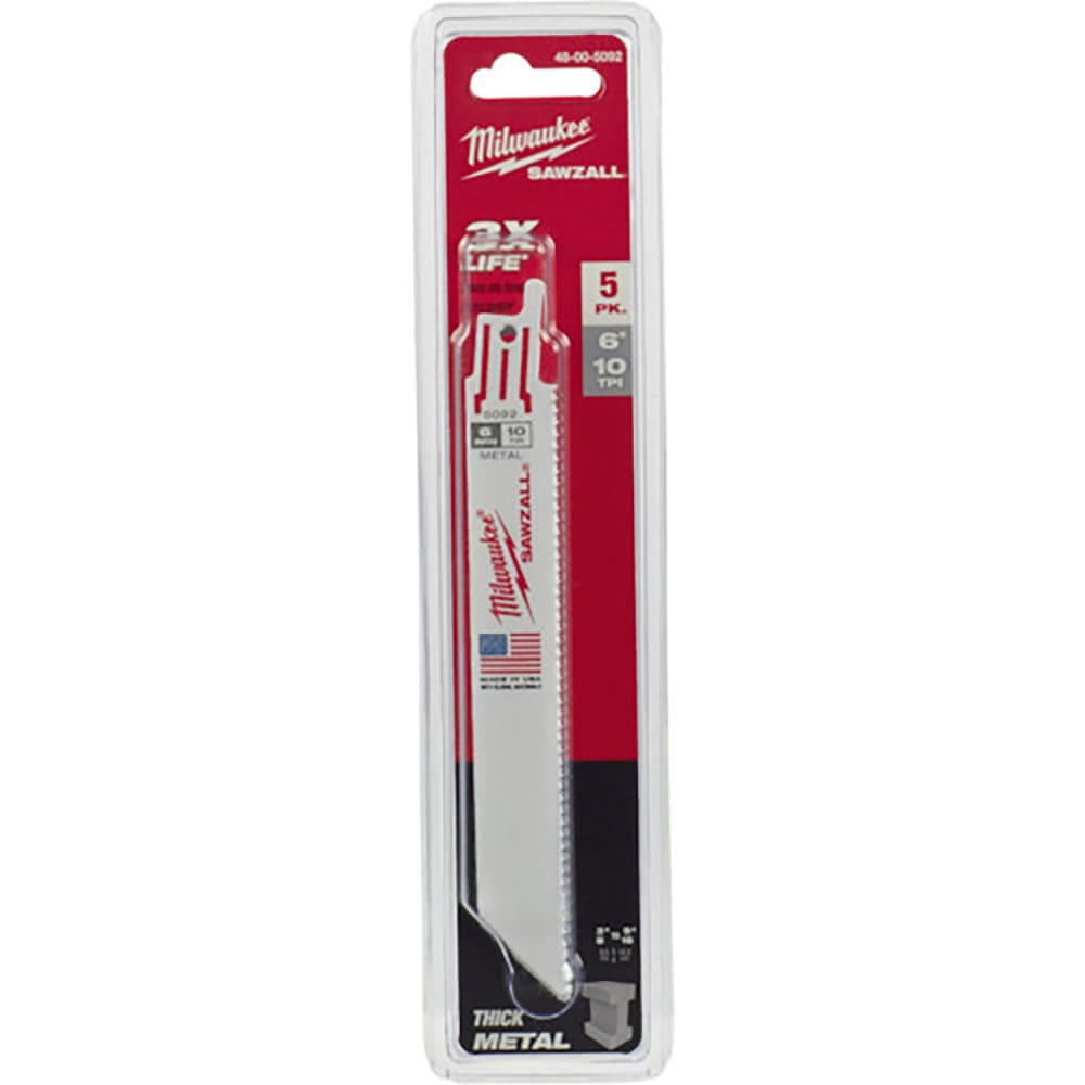 ｍｉｌｗａｕｋｅｅ　ＴＨＩＮ　ＫＥＲＦ金工用レシプロソーブレード　１０ＴＰＩ　１５２ｍｍ（５本パッ＿