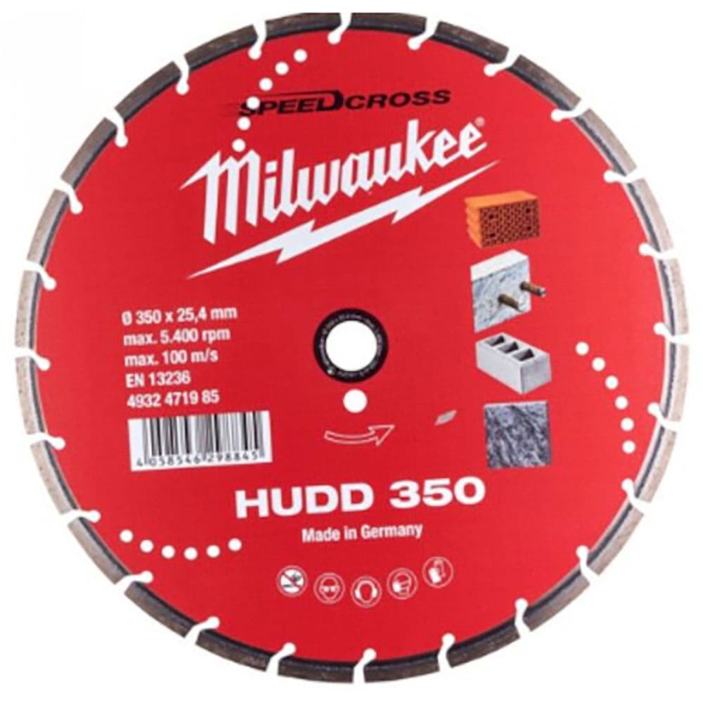 ｍｉｌｗａｕｋｅｅ　３５０ｍｍ　ダイヤモンドブレード（プレミアムセグメント型・石工用）　４９３２４＿