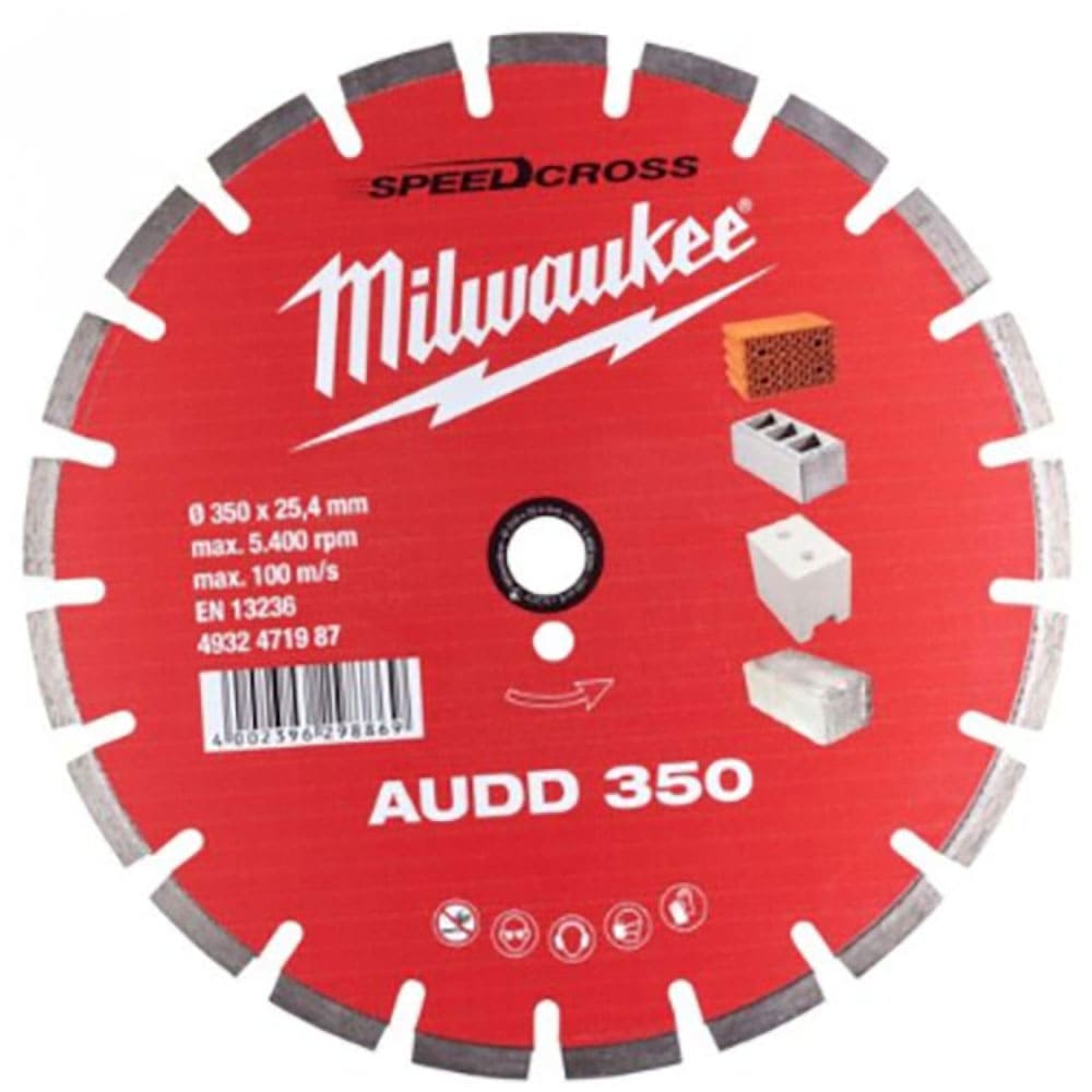 ｍｉｌｗａｕｋｅｅ　３５０ｍｍ　ダイヤモンドブレード（ターボセグメント型・石工用）　４９３２４７１＿