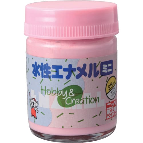 ニッぺ　水性エナメルミニ　２５ｍｌ　パステルピンク　ＨＳＢ０１５－２５　４９３６５４４３＿