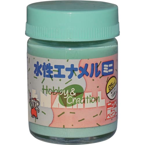 ニッぺ　水性エナメルミニ　２５ｍｌ　パステルグリーン　ＨＳＢ０１７－２５　４９３６５４６７＿