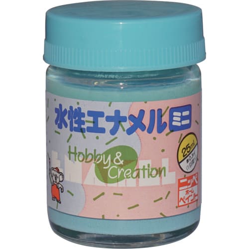 ニッぺ　水性エナメルミニ　２５ｍｌ　パステルブルー　ＨＳＢ０１８－２５　４９３６５４７４＿