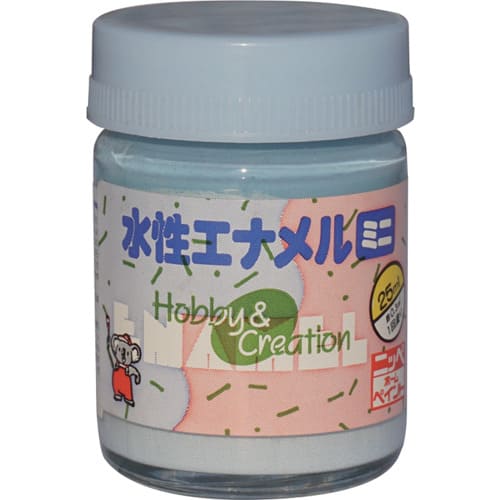 ニッぺ　水性エナメルミニ　２５ｍｌ　クリスタルブルー　ＨＳＢ０１９－２５　４９３６５４８１＿