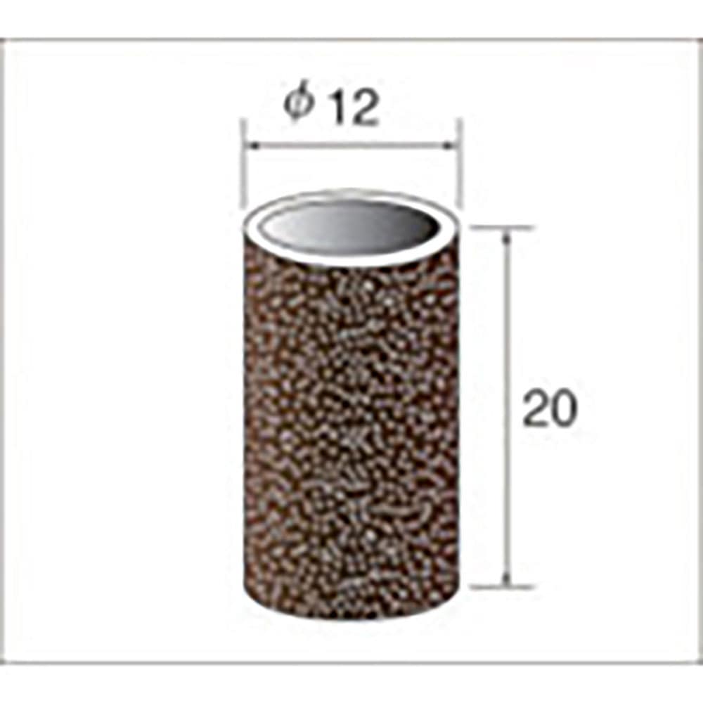 ナカニシ　カートリッジサンダー　２０個入　φ１２×２０　＃１２０　４９４３２＿