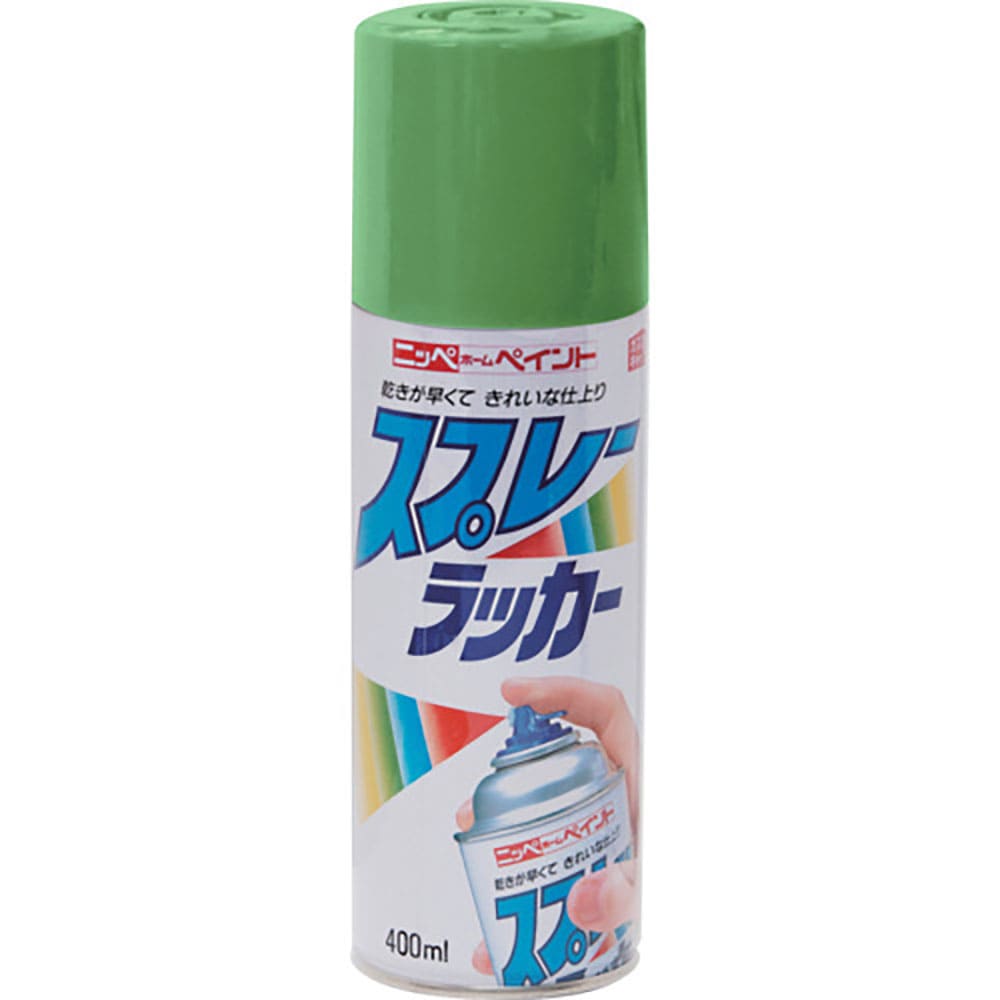 ニッぺ　スプレーラッカー　４００ｍｌ　ライトグリーン　ＨＰＳ０ＬＣ　４．９７６１２４２５１７ｅ＋１＿