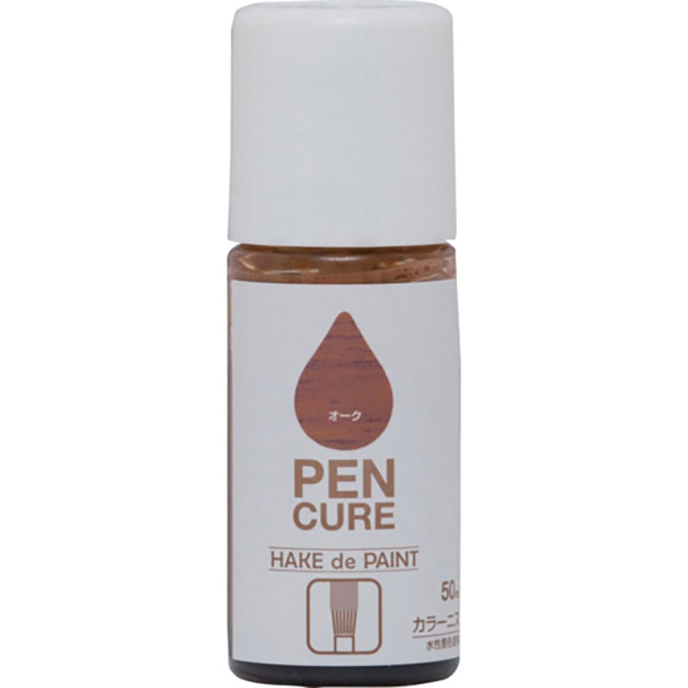 ニッぺ　ペンキュア　ＨＡＫＥ　ｄｅ　ＰＡＩＮＴ　カラーニス　５０ｍｌ　オーク　１９０Ｋ０３４　４．＿