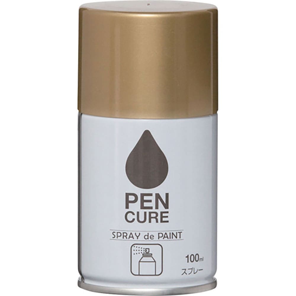 ニッぺ　ペンキュア　ＳＰＲＡＹ　ｄｅ　ＰＡＩＮＴ　１００ｍｌ　ゴールドメタリック　ＨＢ０１１－１０＿