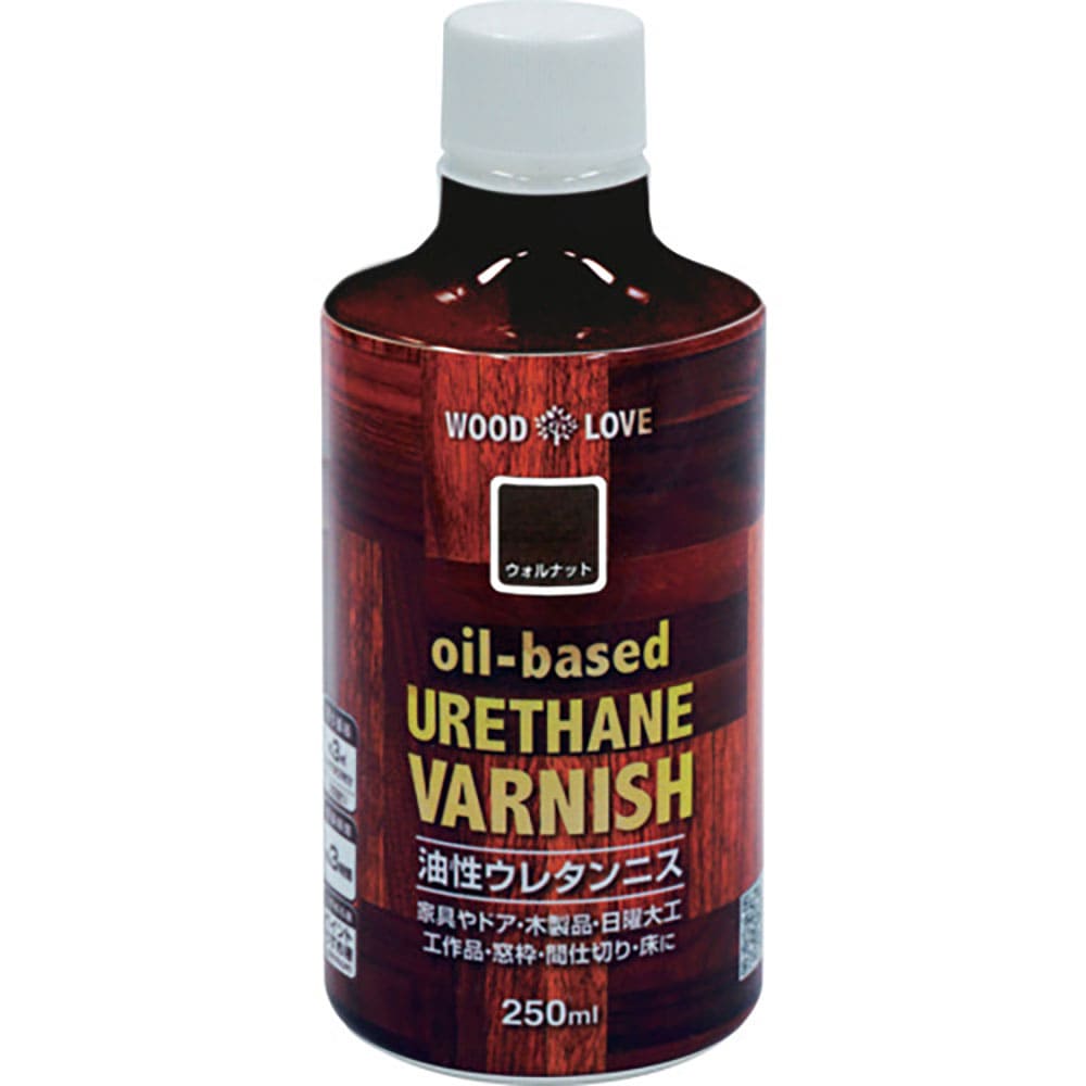 ニッぺ　油性ウレタンニス　２５０ｍｌ　ウォルナット　３００Ｎ０４４－２５０　４．９７６１２４５１６＿