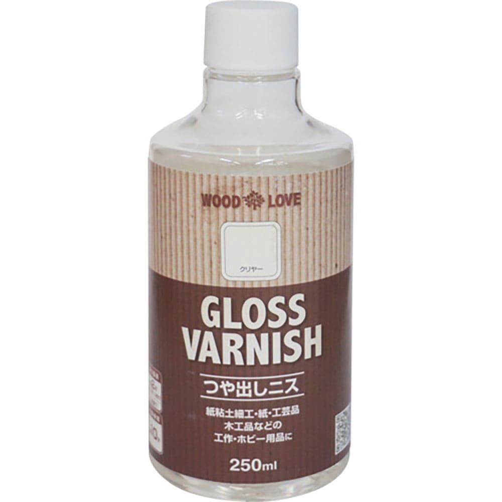 ニッぺ　つや出しニス　２５０ｍｌ　クリヤー　３００Ｎ０９１－２５０　４．９７６１２４５１６９ｅ＋１＿