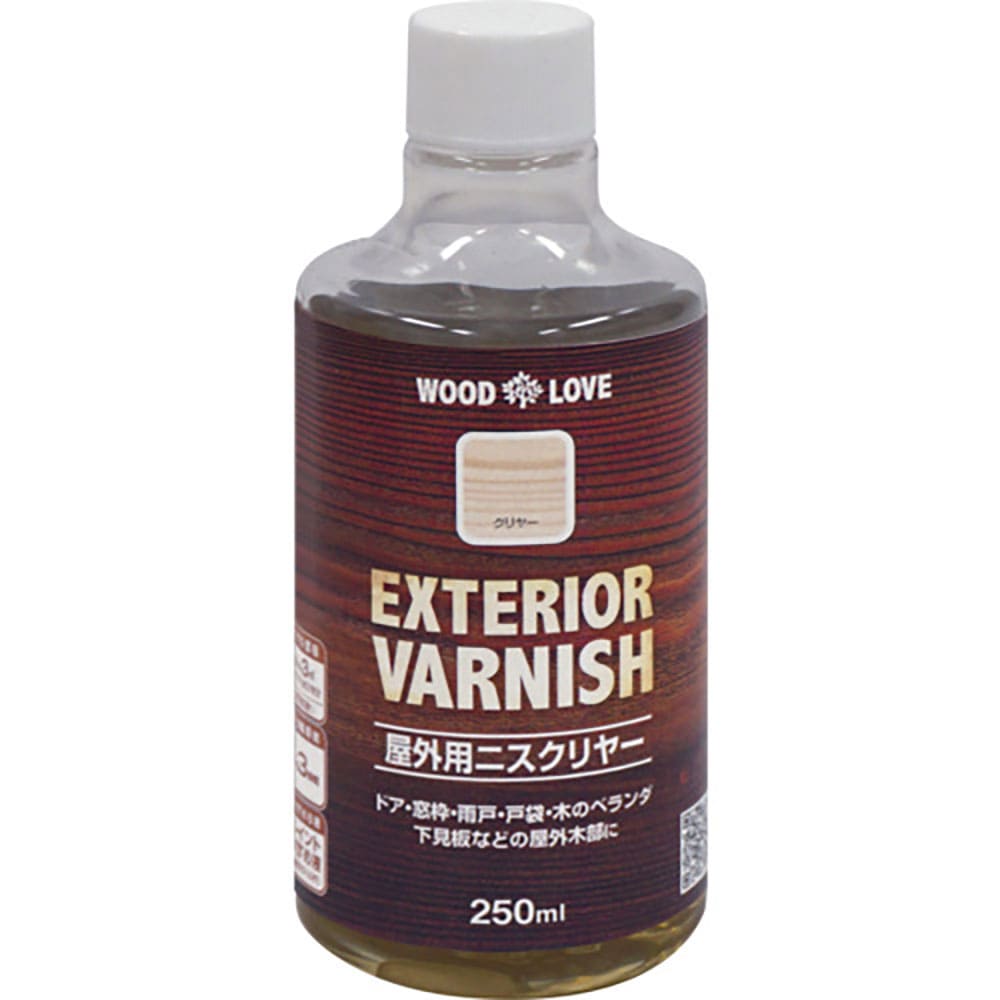 ニッぺ　油性　屋外用ニス　２５０ｍｌ　クリヤー　３００Ｎ１１１－２５０　４．９７６１２４５１６９ｅ＿