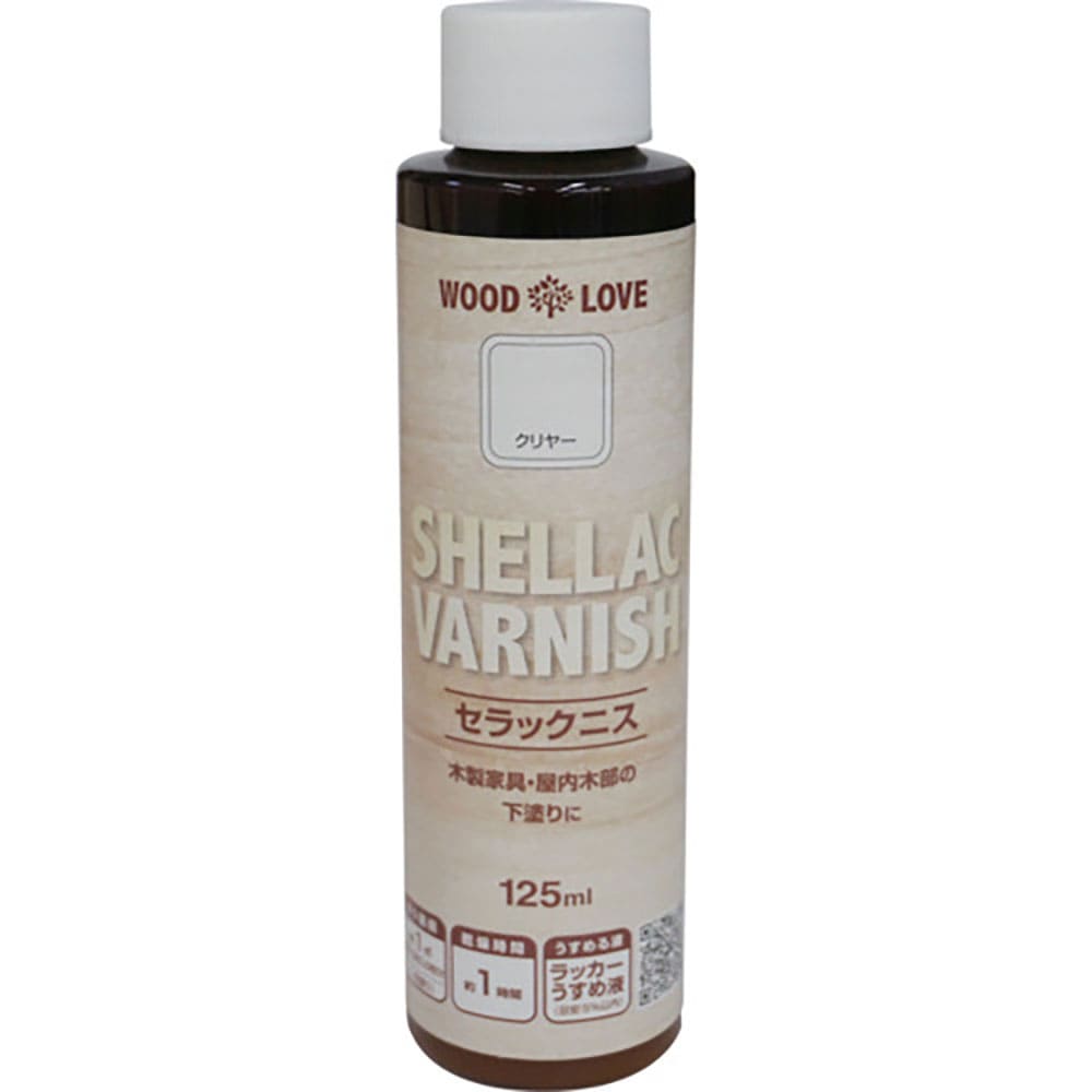 ニッぺ　セラックニス　１２５ｍｌ　クリヤー　３００Ｎ１０１－１２５　４．９７６１２４５１７ｅ＋１２＿