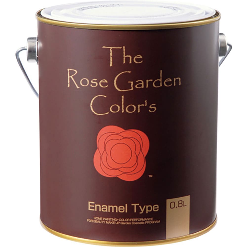 ニッぺ　ローズガーデンカラーズ　エナメル　０．８Ｌ　サーブル　ＨＸ０４２－０．８　４．９７６１２４＿