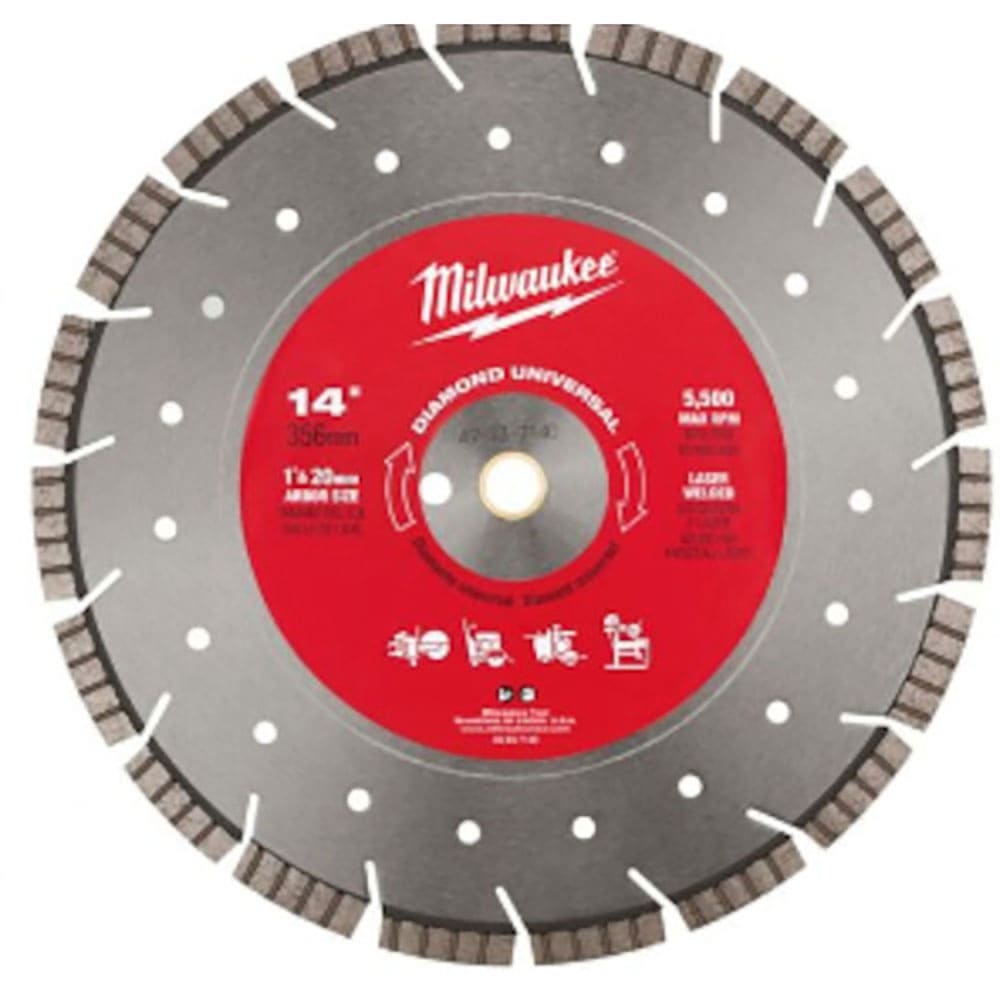 ｍｉｌｗａｕｋｅｅ　１４インチ（３５６ｍｍ）ダイヤモンドブレード（セグメントウェーブ型）　４９－９＿