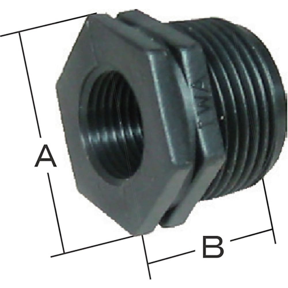 ＩＷＡ　樹脂（ＰＰ）製　配管継手　ブッシング　４９ＢＵＳ２５１５Ｐ＿