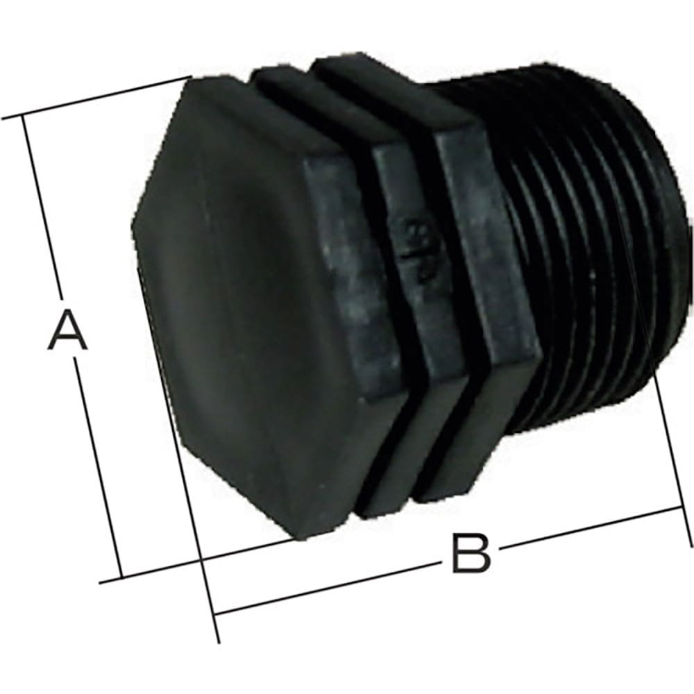 ＩＷＡ　樹脂（ＰＰ）製　配管継手　プラグ　４９ＰＬＧ０８Ｐ＿