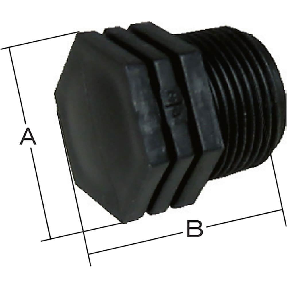 ＩＷＡ　樹脂（ＰＰ）製　プラグ　４９ＰＬＧ１５Ｐ＿