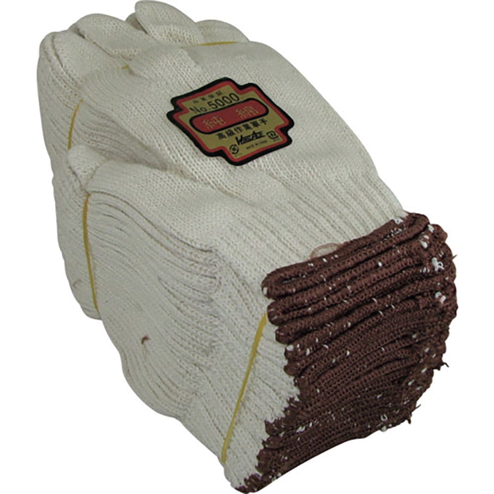 ＷＩＮＧ　ＡＣＥ　軍手　純綿ウイング５０００　１２双入り　５０００＿