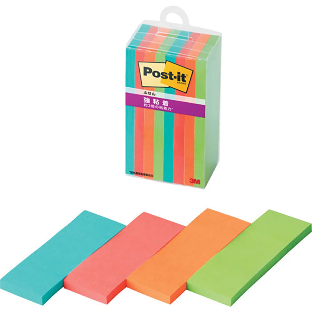 ３Ｍ　ポスト・イット　強粘着ふせん　マルチカラー１　５００ＳＳ－ＭＣ－１Ｎ＿