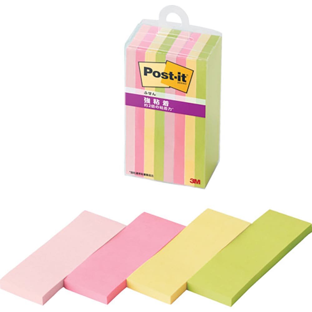 ３Ｍ　ポスト・イット　強粘着ふせん　マルチカラー４　５００ＳＳ－ＭＣ－４Ｎ＿