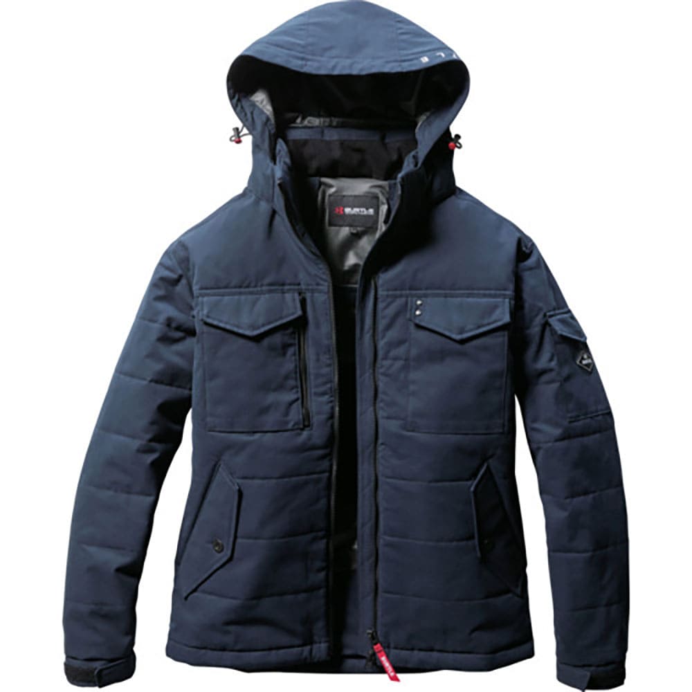 ＢＵＲＴＬＥ　防寒ジャケット５０５０－３－ＸＬネイビー　５０５０－３－ＸＬ＿
