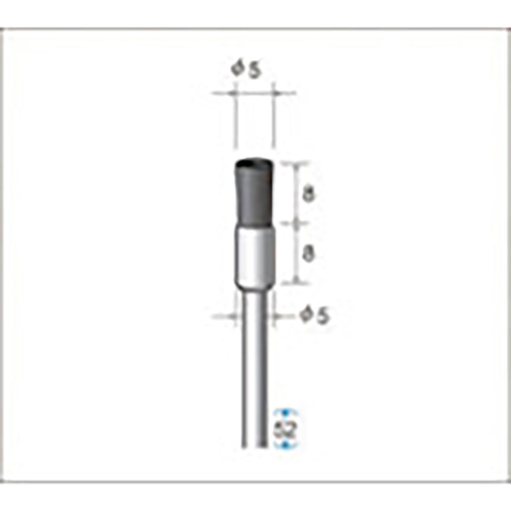 ナカニシ　静電防止ナイロンブラシ　（１Ｐｋ（袋）＝５本入）　５０７４５＿