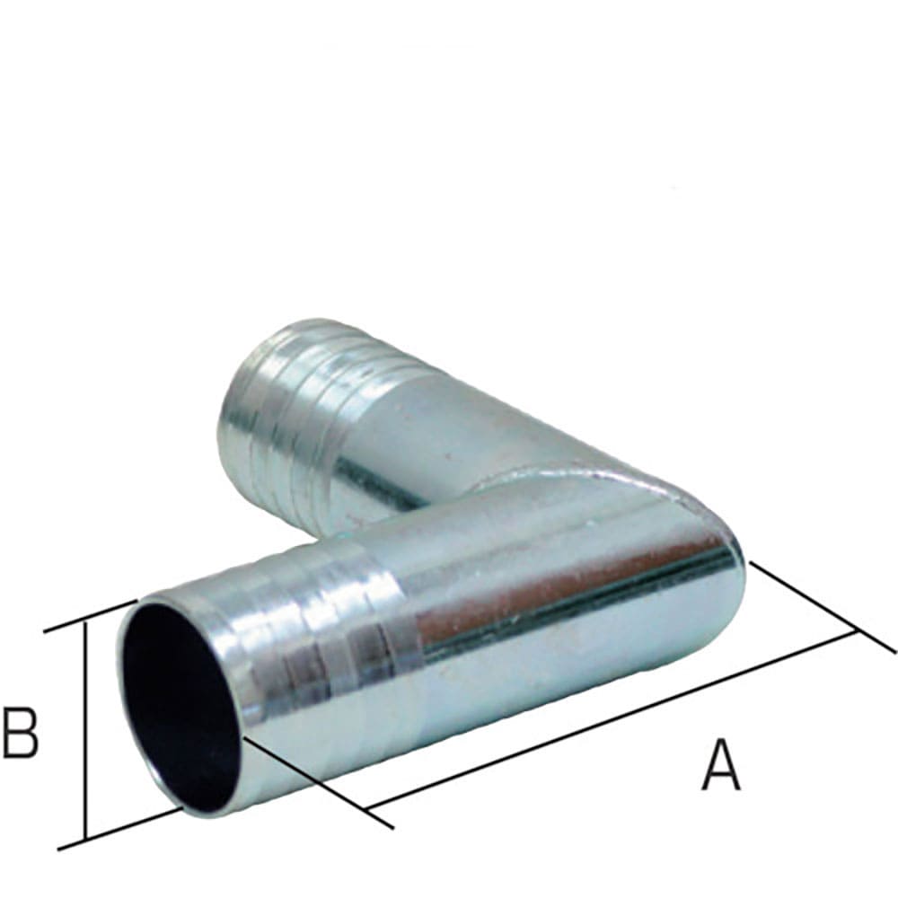 ＩＷＡ　鉄製　配管継手　Ｌ型ホースニップル（両端タケノコ）　５０ＬＨＮ０５０ＳＳ＿