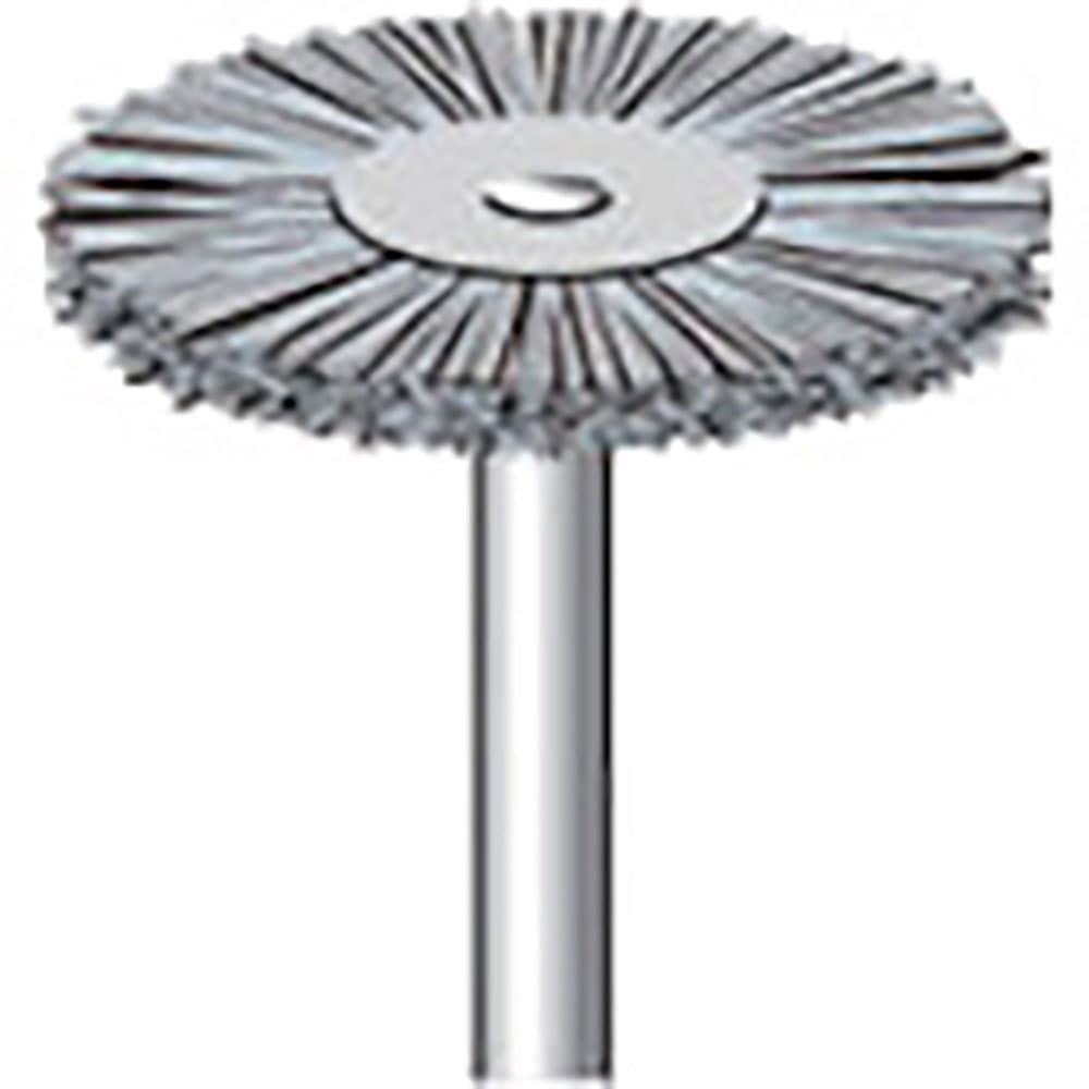 ナカニシ　ダイヤ入りナイロンブラシ　ホイール型　φ２３×１．５×軸φ２．３４　線φ０．２５　＃４０＿