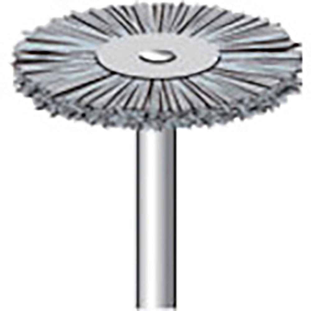 ナカニシ　ダイヤ入りナイロンブラシ　ホイール型　φ２３×１．５×軸φ２．３４　線φ０．２５　＃６０＿