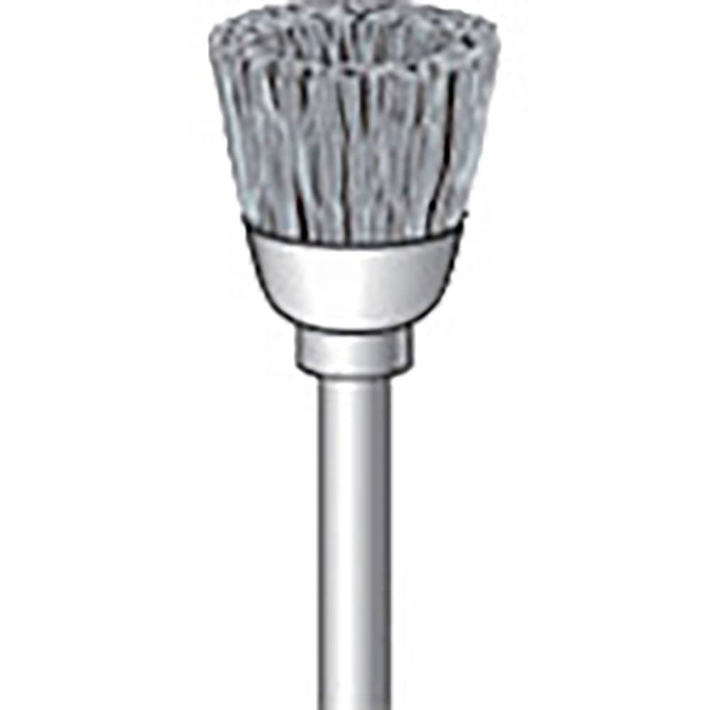 ナカニシ　ダイヤ入りナイロンブラシ　カップ型　φ１３×８×軸φ３　線φ０．４　＃２４０　５１０３６＿