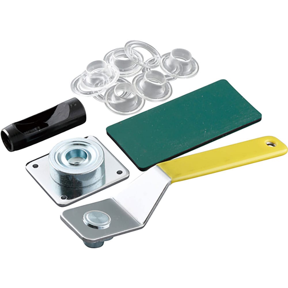 ファミリーツール　プラスチック製　両面ハトメパンチセット　１２ｍｍ　５１５５２＿