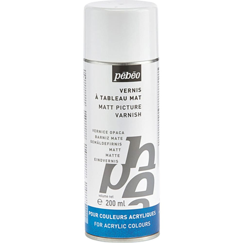 Ｐｅｂｅｏ　マットバーニッシュ（つや消し・画面保護剤）油性　スプレー　２００ｍｌ　５２０２２５＿