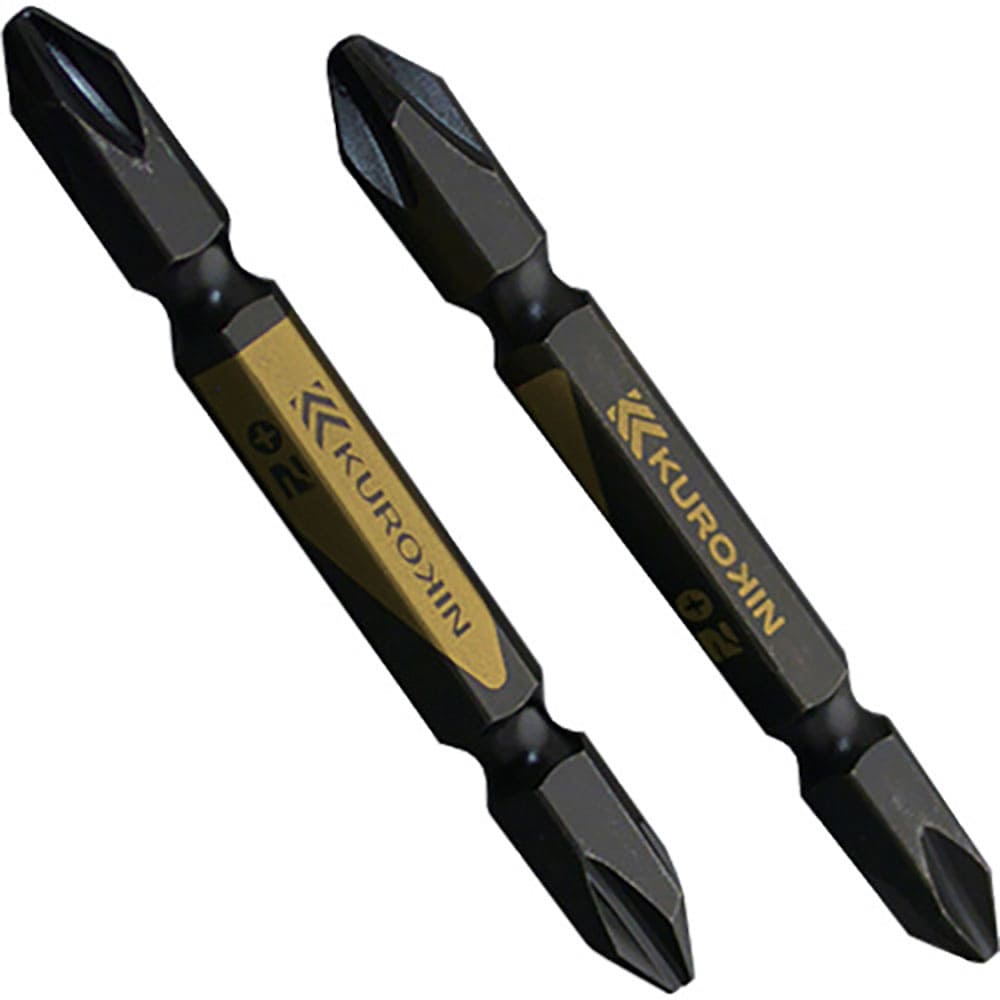 フジ矢　両頭ビット（黒金・２本組）＋２×６５ｍｍ　５２０２－６５－ＢＧ＿