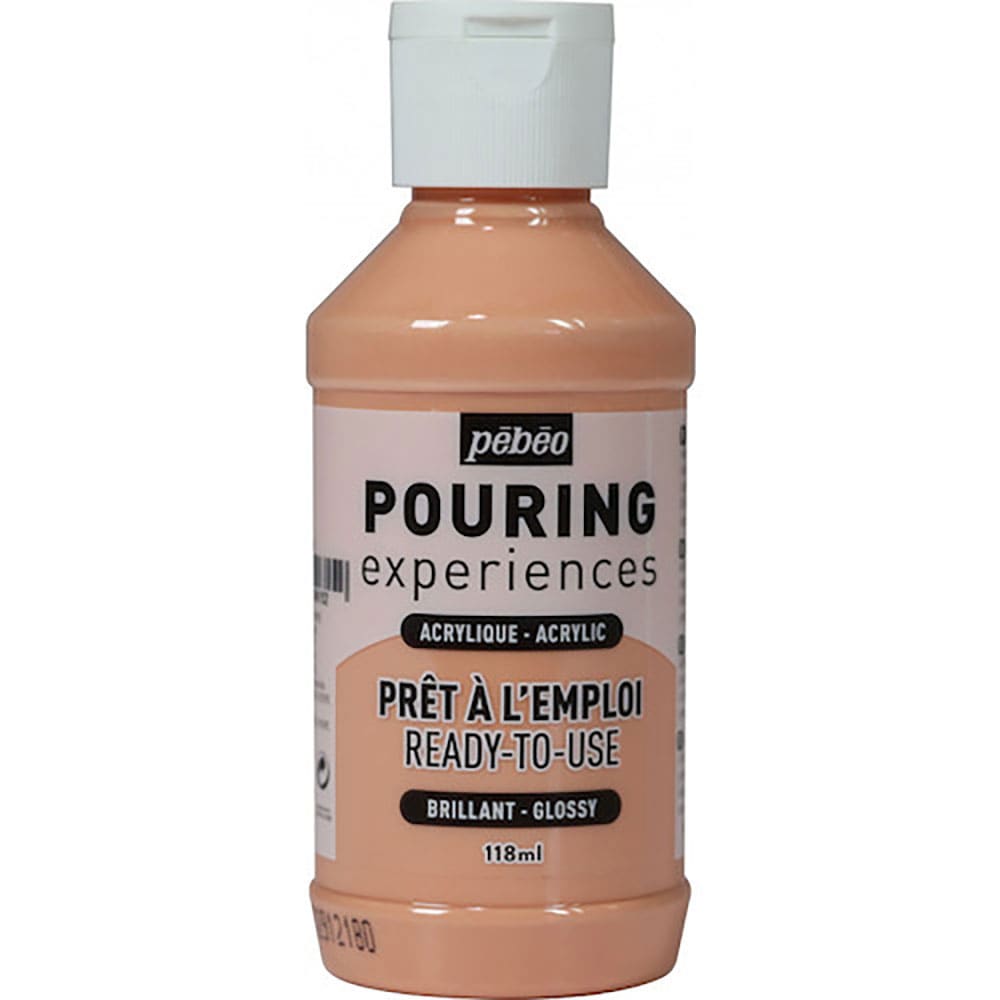 Ｐｅｂｅｏ　ポーリングメディウム入り　アクリル絵具１１８ｍｌ　１５　ポートレートピンク　５２４６１＿