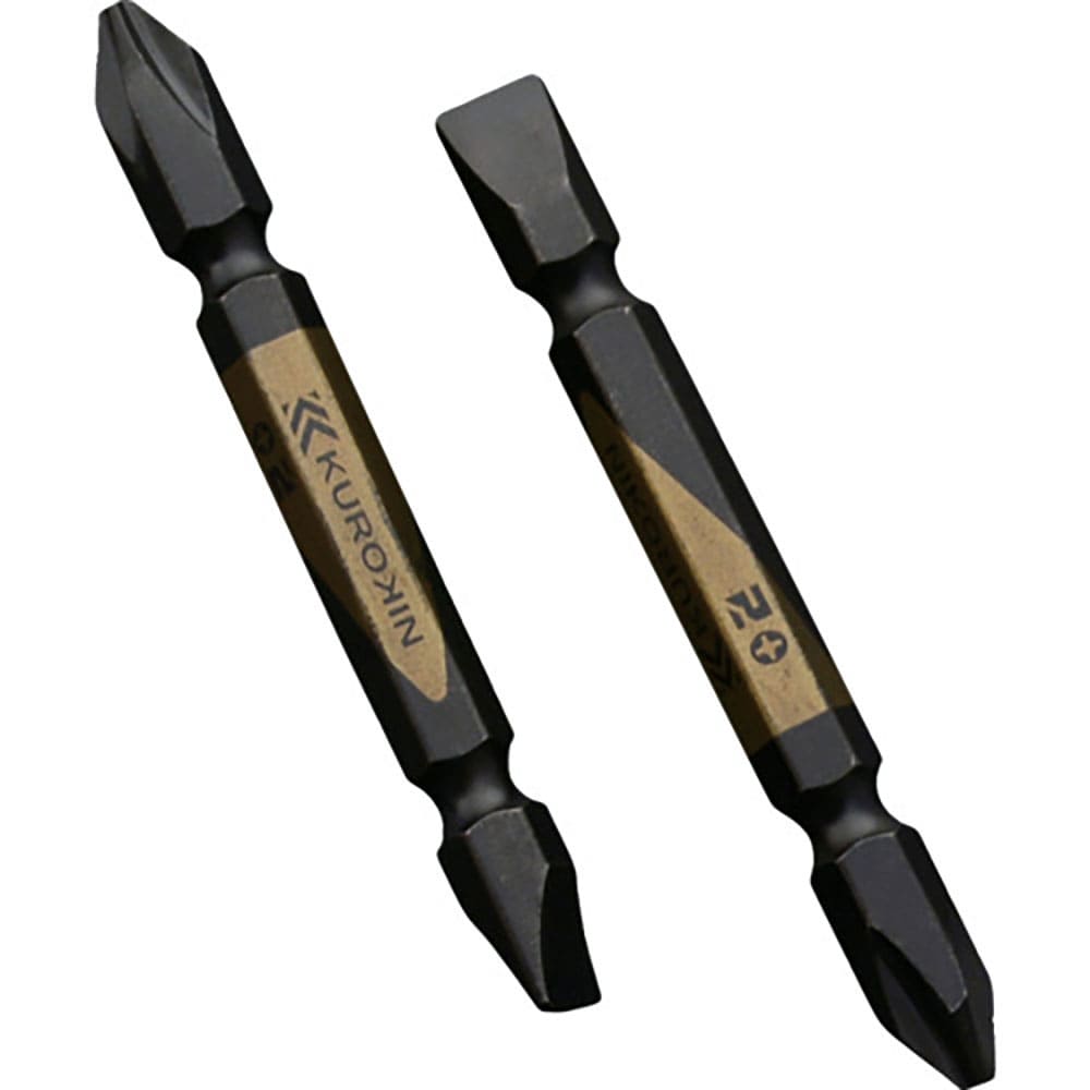 フジ矢　両頭コンビビット（黒金・２本組）＋２／－６×６５ｍｍ　５２６０２－６５－ＢＧ＿