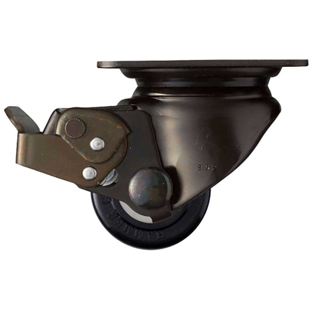 ハンマー　低床式重荷重用キャスター　低床式重荷重用キャスター　自在（ストッパー付）　車輪径５０ｍｍ＿