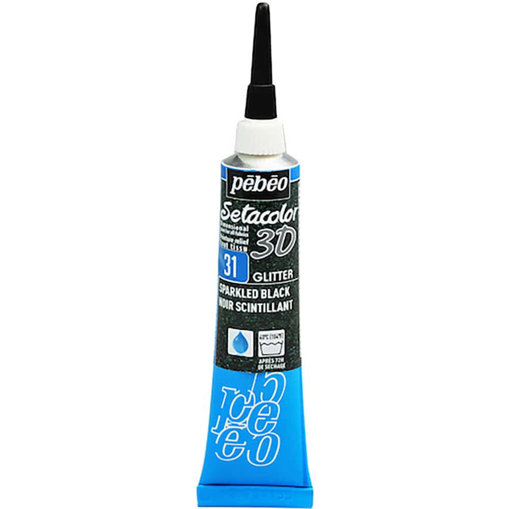 Ｐｅｂｅｏ　セタカラー３Ｄグリッター　２０ｍｌ　ＮＯ．３１　スパークリングブラック　５５７０３１＿