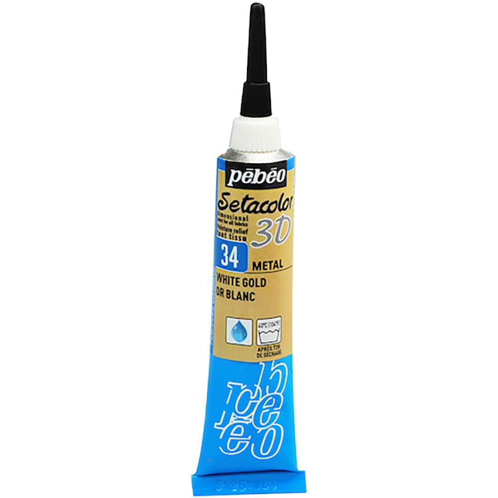 Ｐｅｂｅｏ　セタカラー３Ｄ　メタル　ＮＯ．３４　ホワイトゴールド　５５７０３４＿