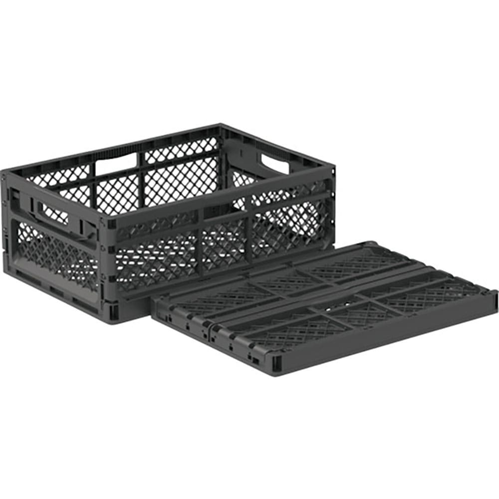 Ｅ－ＣＯＮ　折りたたみコンテナー　５６１３００　ホームオリコン　Ｓ３０Ｍ　ブラック　５６１３０００＿