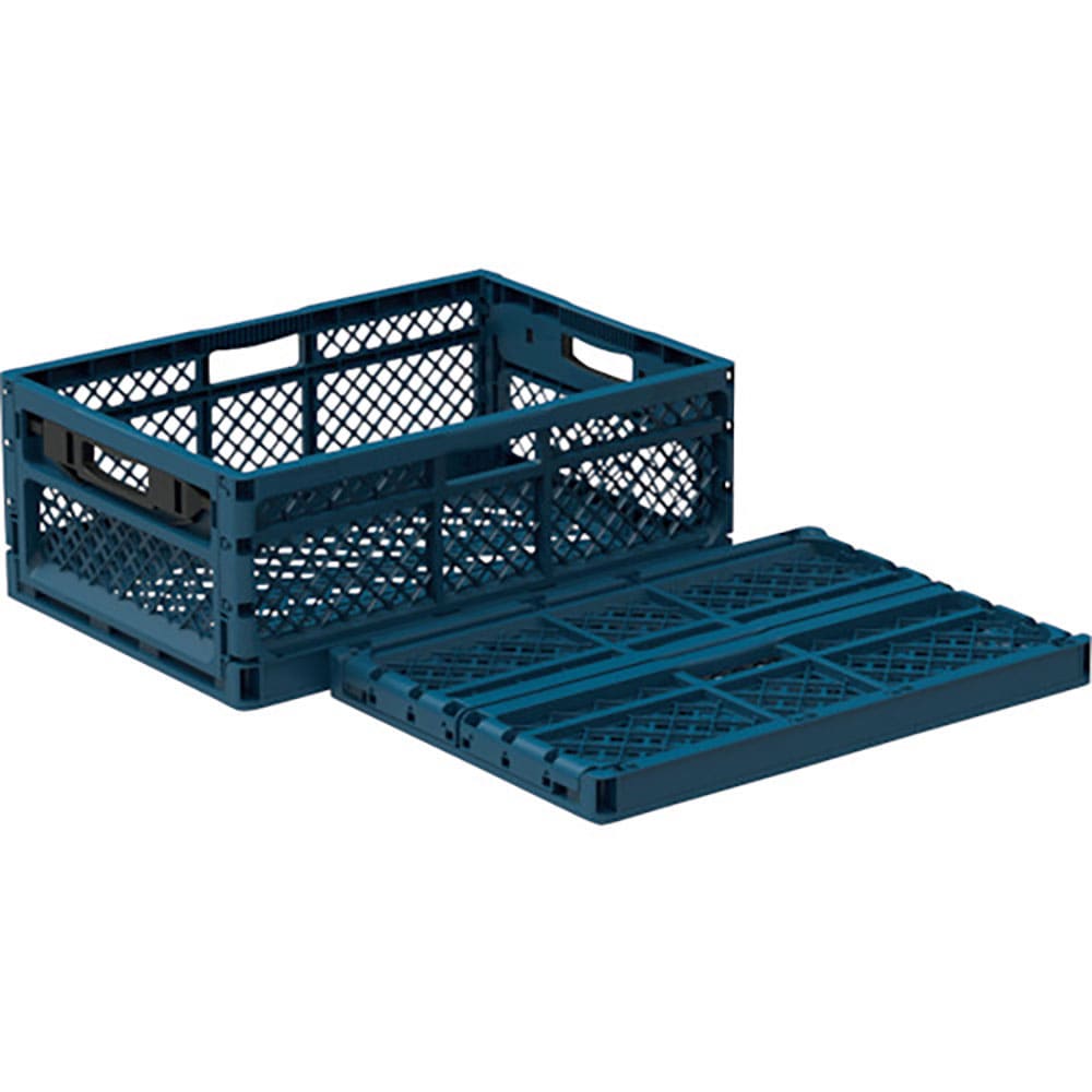 Ｅ－ＣＯＮ　折りたたみコンテナー　５６１３００　ホームオリコン　Ｓ３０Ｍ　ブルー　５６１３００００＿