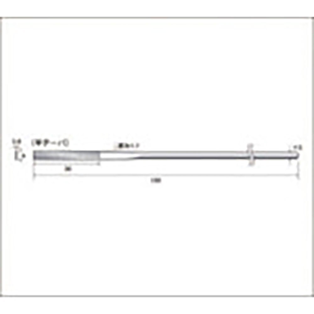 ナカニシ　ダイヤモンドヤスリ　平テーパー型　４×０．６×３０　＃２００　５７１０４＿