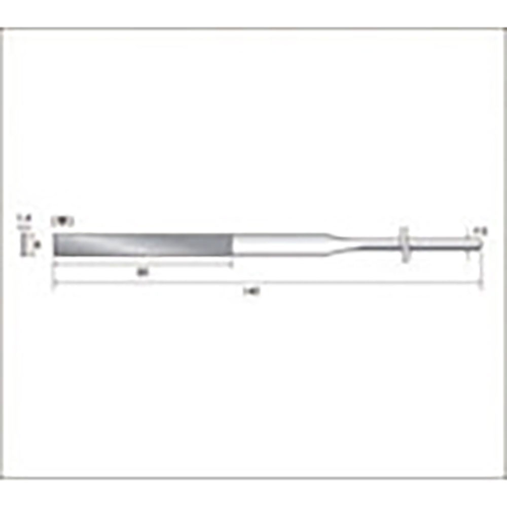 ナカニシ　ダイヤモンドヤスリ　平型　６×１．４×５０　＃２００　５７１１７＿