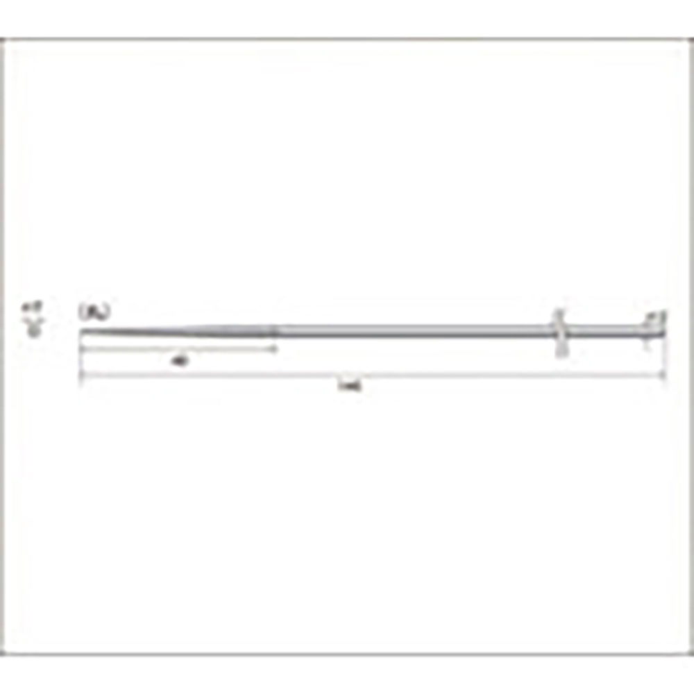 ナカニシ　ダイヤモンドヤスリ　丸型　φ２×４０　＃４００　５７１３４＿